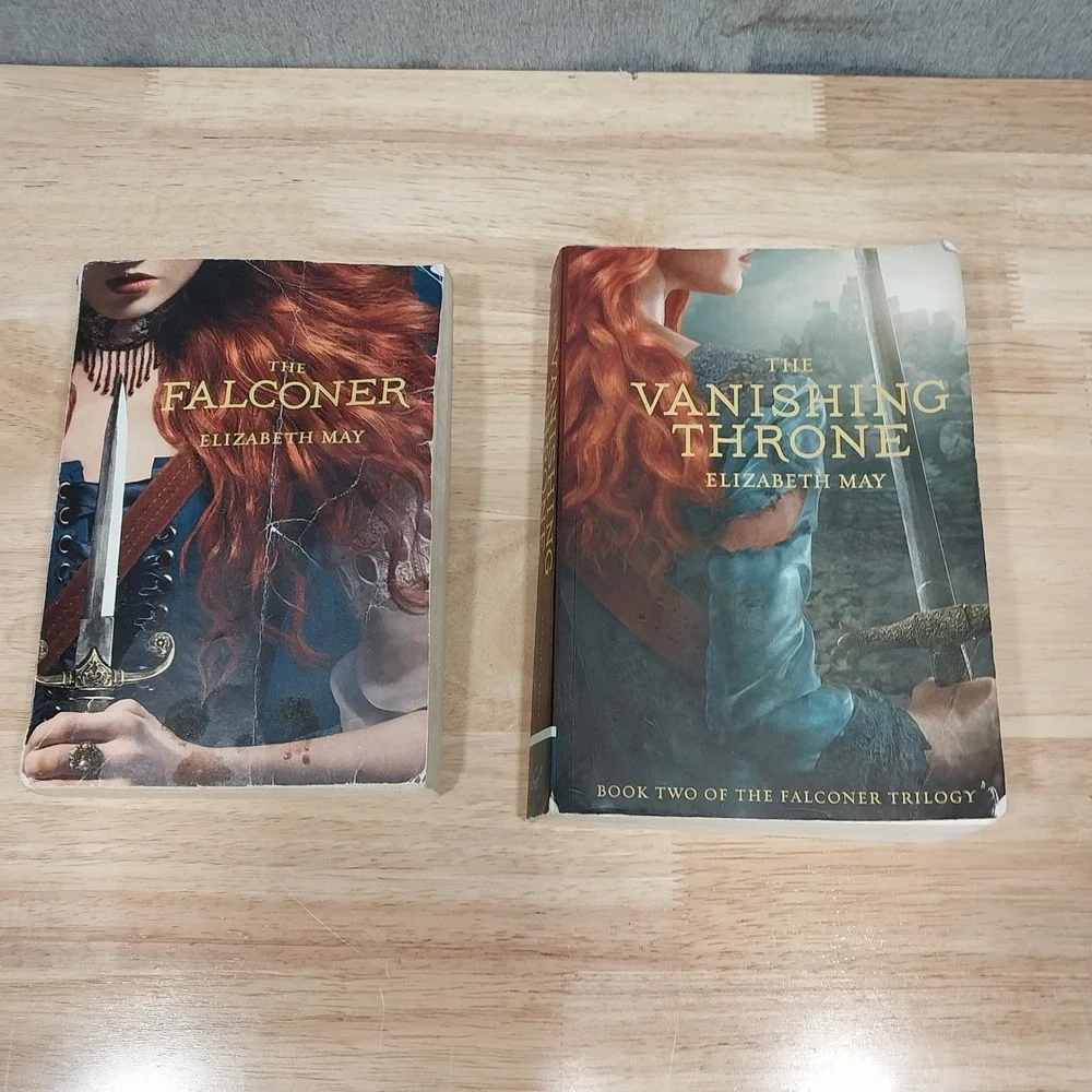 Elizabeth‎ May YA Fantasy Books The Falconer Vanishing Throne Lot of 2 Paperback